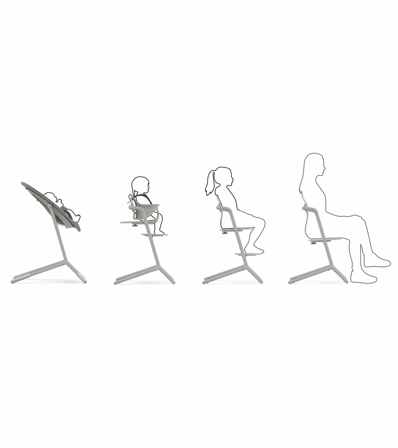 Cybex LEMO 2 High Chair - Suede Grey 2 Cybex LEMO 2 High Chair - Suede Grey - Image 2