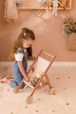 Little Dutch Doll Stroller - Flowers & Butterflies -Baby Product Store doll stroller wooden toy