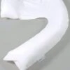 Dreamgenii Pregnancy Support & Feeding Pillow - White Cotton