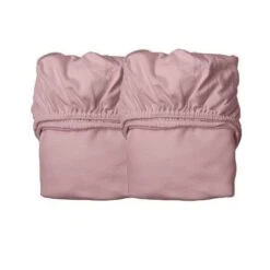 Leander Sheet For Baby Cot (Pack-2) - 60 X 120cm 22 Leander Sheet For Baby Cot (Pack-2) - 60 X 120cm -Baby Product Store dusty rose