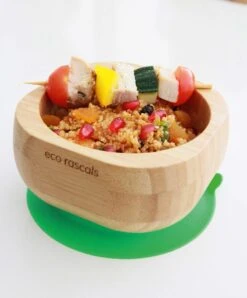 Eco Rascals Bowl & Spoon Set - Green -Baby Product Store eco rascals baby weaning eco rascals bowl spoon set green 34530005778597