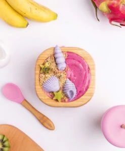 Eco Rascals Bowl & Spoon Set - Pink