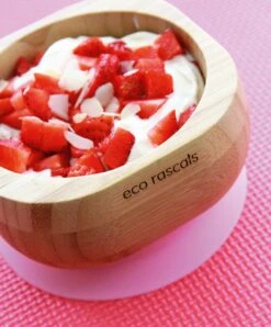 Eco Rascals Bowl & Spoon Set - Pink -Baby Product Store eco rascals baby weaning eco rascals bowl spoon set pink 34530022031525