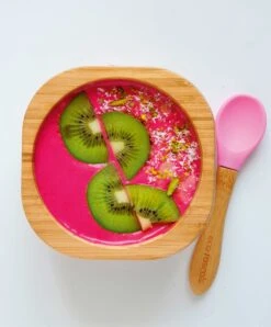 Eco Rascals Bowl & Spoon Set - Pink -Baby Product Store eco rascals baby weaning eco rascals bowl spoon set pink 34530022064293