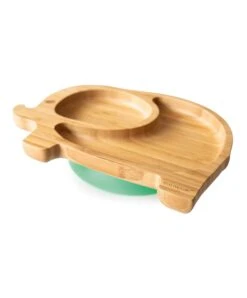 Eco Rascals Elephant Plate - Green -Baby Product Store eco rascals baby weaning eco rascals elephant plate green 34530044543141