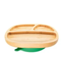 Eco Rascals Toddler Plate - Green -Baby Product Store eco rascals baby weaning eco rascals toddler plate green 34530023243941