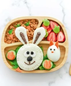 Eco Rascals Toddler Plate - Grey -Baby Product Store eco rascals baby weaning eco rascals toddler plate grey 34536636088485