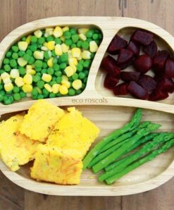 Eco Rascals Toddler Plate - Grey -Baby Product Store eco rascals baby weaning eco rascals toddler plate grey 34536636154021