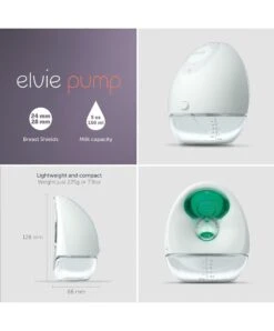 Elvie Double Electric Breast Pump -Baby Product Store elvie breastfeeding elvie double electric breast pump 33561626902693