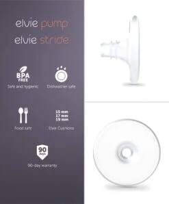 Elvie Pump / Stride Nipple Cushions - 19mm (2 Pack) -Baby Product Store elvie breastfeeding elvie pump stride nipple cushions 19mm 2 pack 34437775360165