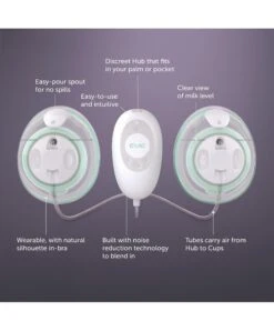 Elvie Stride Double Electric Breast Pump -Baby Product Store elvie breastfeeding elvie stride double electric breast pump 33564936339621