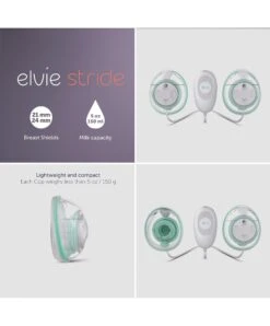 Elvie Stride Double Electric Breast Pump -Baby Product Store elvie breastfeeding elvie stride double electric breast pump 33564936568997