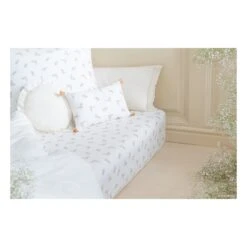 Nobodinoz Tibet Fitted Sheet - Flore (2 Sizes) -Baby Product Store fitted sheet kids