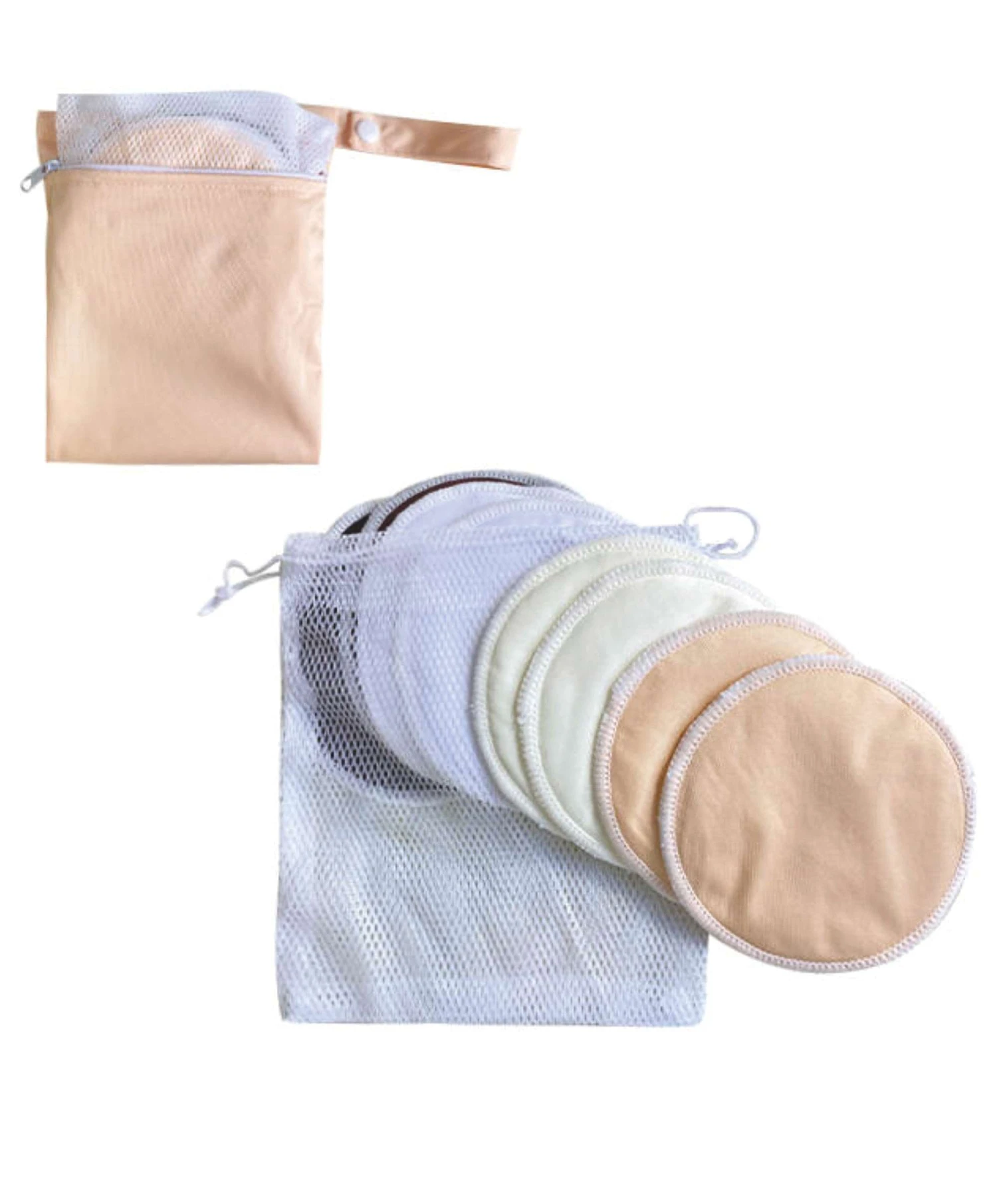 Fraupow Reusable Nursing Pads - Pack Of 8 1 Fraupow Reusable Nursing Pads - Pack Of 8