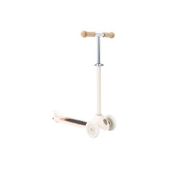 Banwood Kids Scooter - Cream (Inc. Basket) -Baby Product Store girls or boys 3 wheel balance bike scooter for kids cream 1