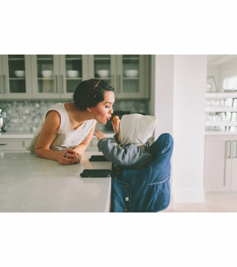 Guzzie+Guss Perch Hanging High Chair - Black 6 Guzzie+Guss Perch Hanging High Chair - Black - Image 6