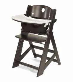 Keekaroo Height Right High Chair & Infant Insert - Espresso / Black