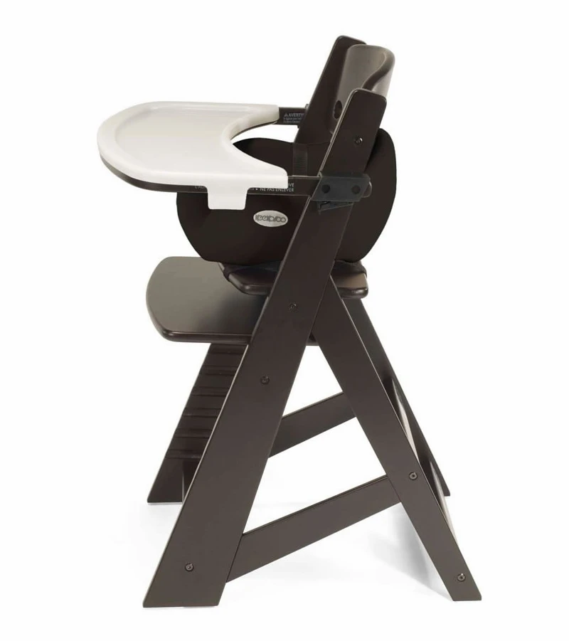 Keekaroo Height Right High Chair & Infant Insert - Espresso / Black 2 Keekaroo Height Right High Chair & Infant Insert - Espresso / Black - Image 2