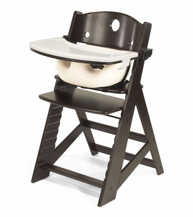 Keekaroo Height Right High Chair & Infant Insert - Espresso / Vanilla 1 Keekaroo Height Right High Chair & Infant Insert - Espresso / Vanilla