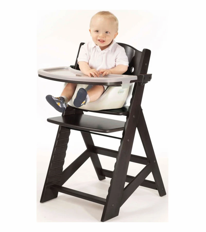 Keekaroo Height Right High Chair & Infant Insert - Espresso / Vanilla 3 Keekaroo Height Right High Chair & Infant Insert - Espresso / Vanilla - Image 3