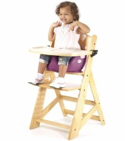Keekaroo Height Right High Chair & Infant Insert - Natural / Raspberry -Baby Product Store keekaroo height right high chair infant insert natural raspberry 138
