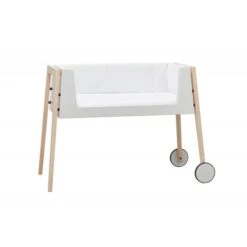 Leander Linea Side By Side Bed - Beech -Baby Product Store leander linea side by side bed beech 387176