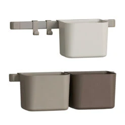 Leander Organizers 3 Pcs In Cappuccino