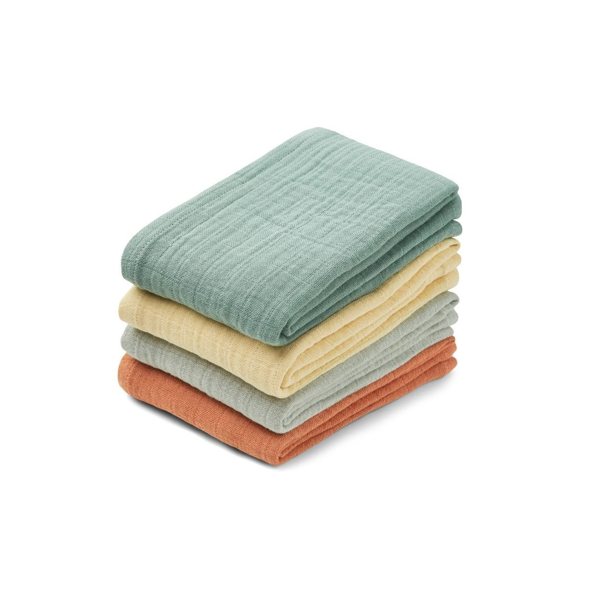 Liewood Leon Muslin Cloth In Peppermint Multi Mix (4 Pack) 1 Liewood Leon Muslin Cloth In Peppermint Multi Mix (4 Pack)