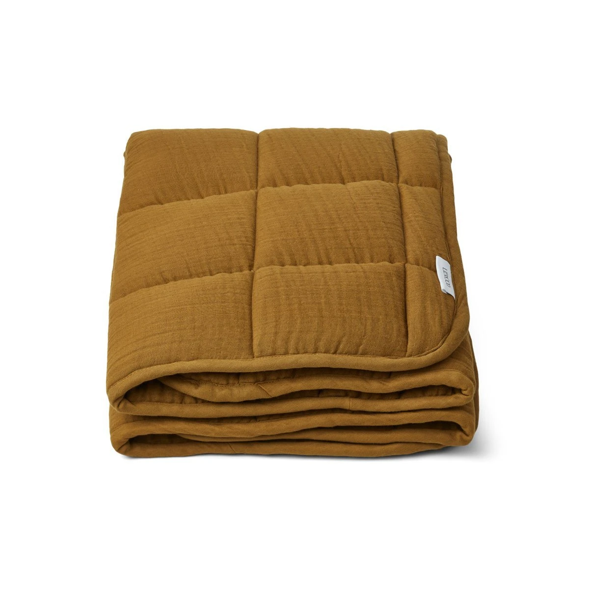 Liewood Mette Quilted Blanket In Olive Green 1 Liewood Mette Quilted Blanket In Olive Green
