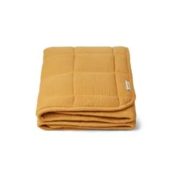 Liewood Mette Quilted Blanket In Yellow Mellow