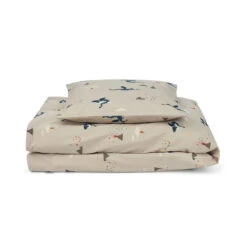 Liewood Carl Adult Bedding - Little Dragon / Dark Sandy Mix