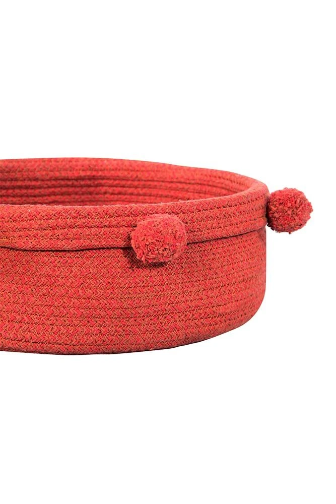 Lorena Canals Basket Tray - Brick Red 2 Lorena Canals Basket Tray - Brick Red - Image 2