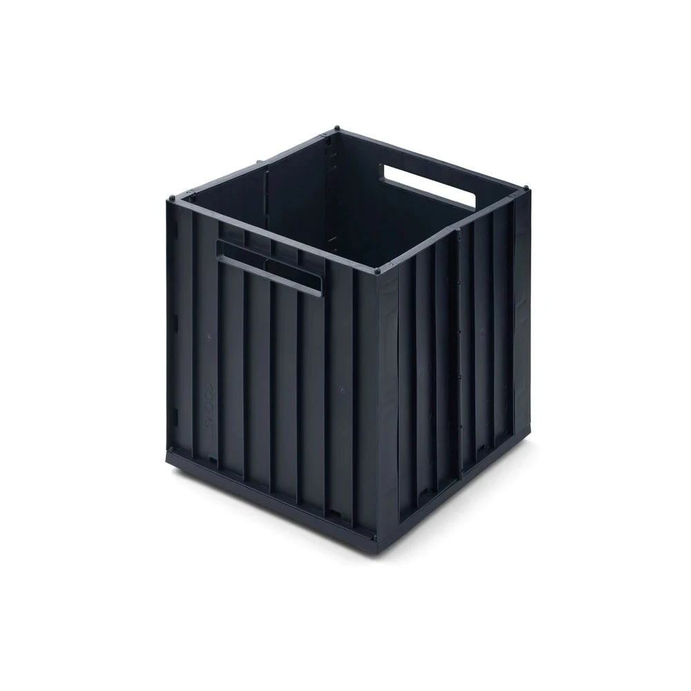 Liewood Elijah Storage Box With Lid - Midnight Navy 2 Liewood Elijah Storage Box With Lid - Midnight Navy - Image 2