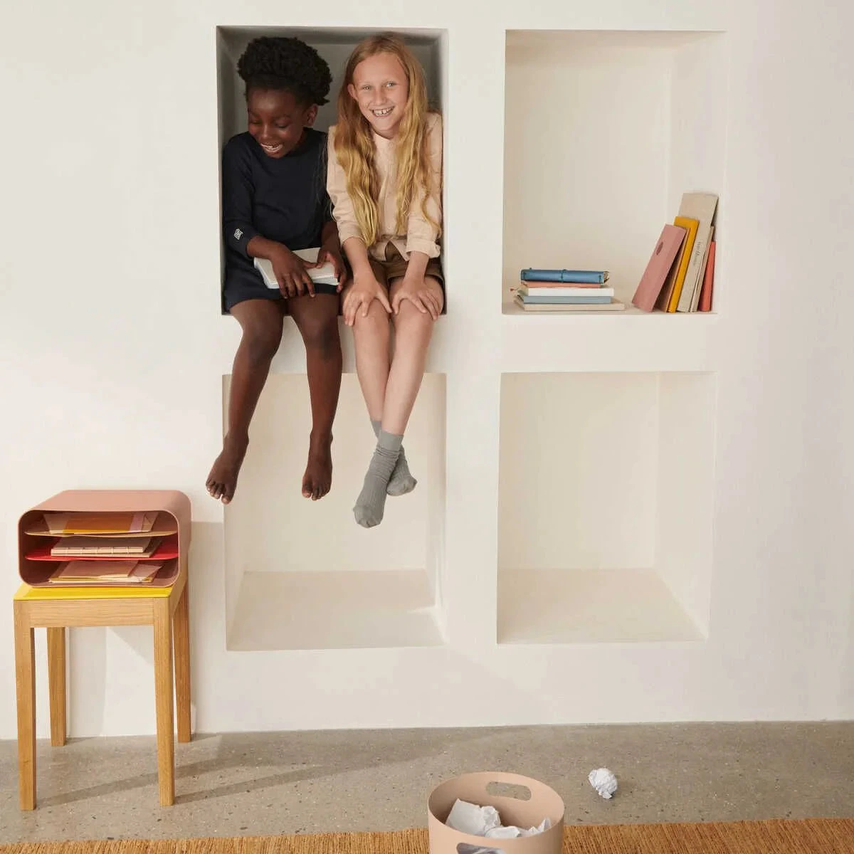 Liewood Regitze Desktop Organiser - Whale Blue Mix 3 Liewood Regitze Desktop Organiser - Whale Blue Mix - Image 3