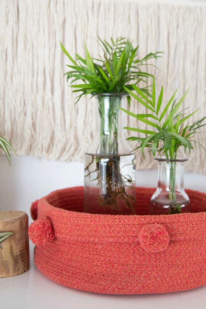 Lorena Canals Basket Tray - Brick Red 7 Lorena Canals Basket Tray - Brick Red - Image 7