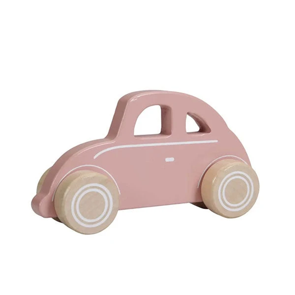 Little Dutch Wooden Car - Pink 1 Little Dutch Wooden Car - Pink