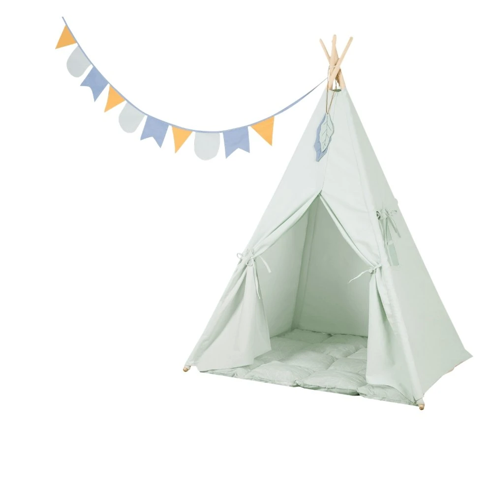 Little Dutch Play Tent Mint Green (Incl. Bunting & Playmat) 1 Little Dutch Play Tent Mint Green (Incl. Bunting & Playmat)