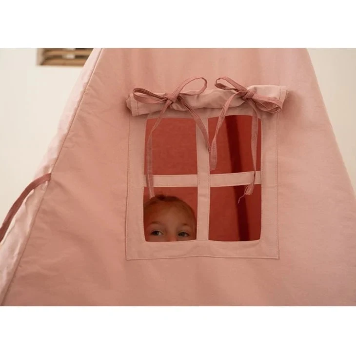 Little Dutch Teepee Tent - Pink 3 Little Dutch Teepee Tent - Pink - Image 3