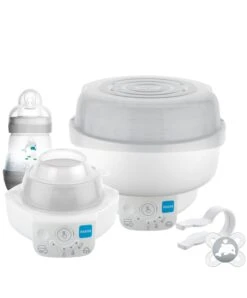MAM Baby 6-in-1 Electric Steam Steriliser & Bottle Warmer - Grey