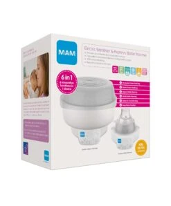 MAM Baby 6-in-1 Electric Steriliser & Small Bottle Starter Bundle - Ivory White -Baby Product Store mam bottle feeding mam baby 6 in 1 electric steriliser small bottle starter bundle ivory white 32845983908005