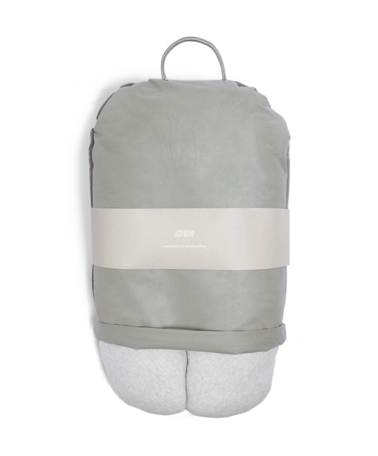 Mamas & Papas Pregnancy & Nursing Pillow - Soft Grey 4 Mamas & Papas Pregnancy & Nursing Pillow - Soft Grey - Image 4