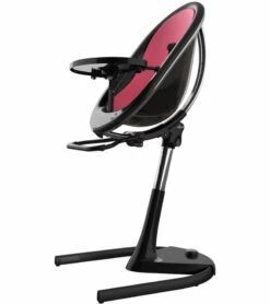 Mima Moon 2G High Chair - Black / Fuchsia