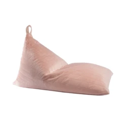 Nobodinoz Essaouira Velvet Bean Bag - Bloom Pink