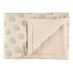 Nobodinoz Laponia Small Blanket Gatsby Blue / Cream