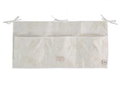 Nobodinoz Merlin Crib Organiser In Gold Bubble / White