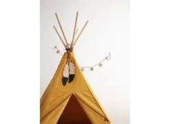Nobodinoz Nevada Play Tent / Teepee - Farniente Yellow -Baby Product Store nobodinoz nevada teepee in farniente yellow 683024