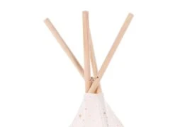 Nobodinoz Phoenix Play Tent - Gold Stella / Natural -Baby Product Store nobodinoz phoenix teepee in gold stella natural 560688