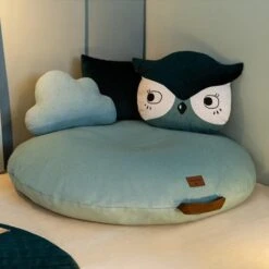 Nobodinoz Sahara Bean Bag In Eden Green -Baby Product Store nobodinoz sahara bean bag in eden green 217349