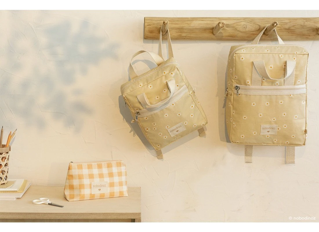 Nobodinoz Sunshine Kids Mini Backpack - Daisies 3 Nobodinoz Sunshine Kids Mini Backpack - Daisies - Image 3