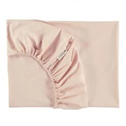 Nobodinoz Tibet Fitted Sheet In Dream Pink (2 Sizes)